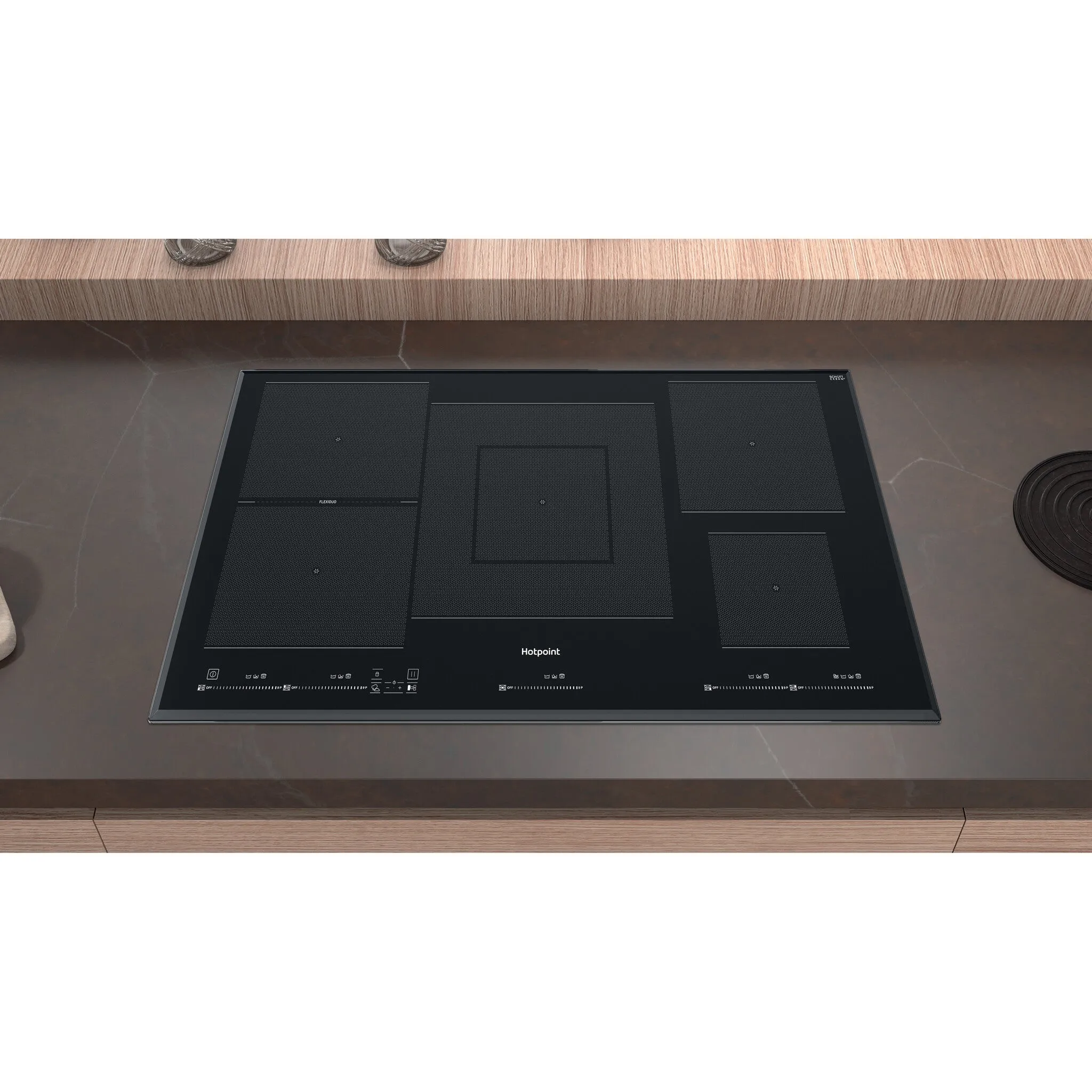 Hotpoint TT 1090 BA 90cm Induction Hob - 5 Zones, Black