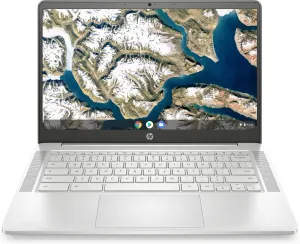 HP 14a-nd0002na 14" Chromebook - AMD 3015Ce, 4GB RAM, 64GB eMMC, ChromeOS, Silver