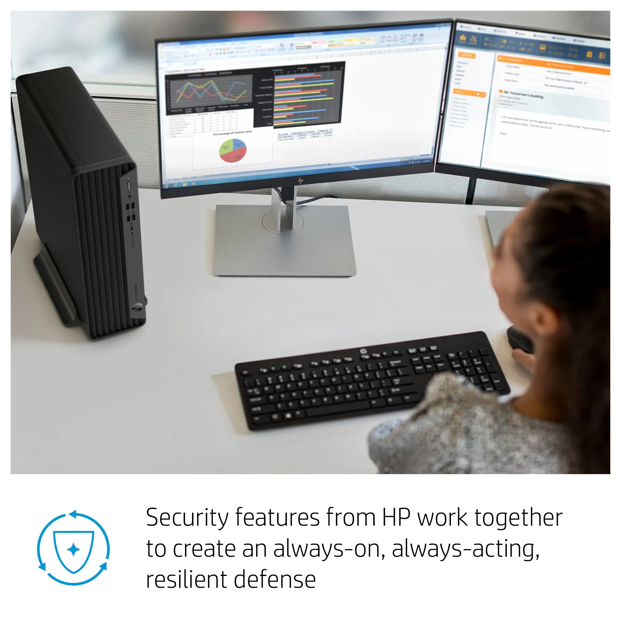 HP EliteDesk 800 G6 Intel Core i5 i5-10500 8 GB DDR4-SDRAM 256 GB SSD Windows 10 Pro SFF PC Black
