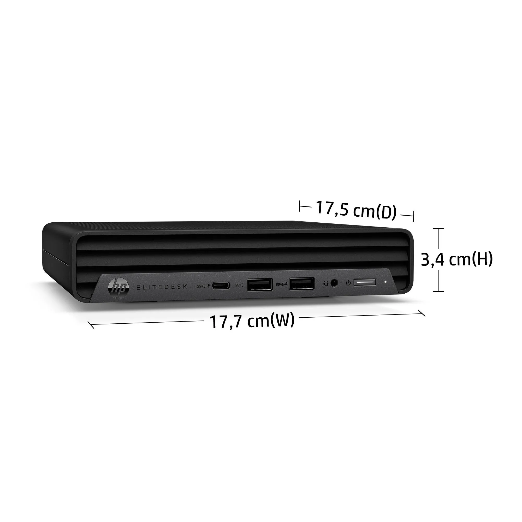 HP EliteDesk 800 G6 Intel Core i5 i5-10500T 8 GB DDR4-SDRAM 256 GB SSD Windows 10 Pro Mini PC Black