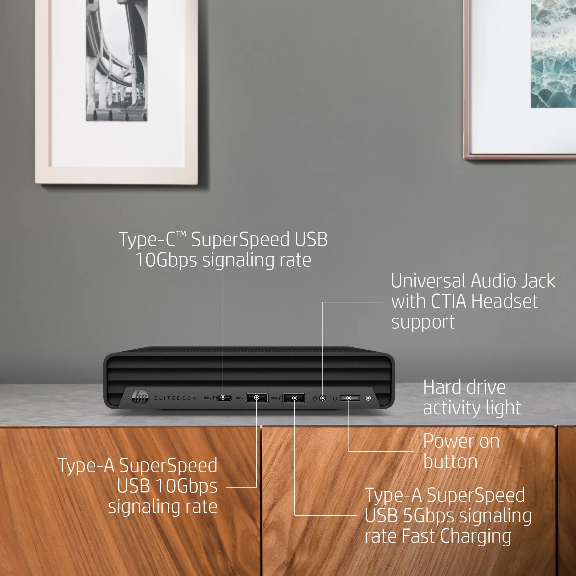 HP EliteDesk 800 G6 Intel Core i7 i7-10700T 16 GB DDR4-SDRAM 512 GB SSD Windows 11 Pro Mini PC Black
