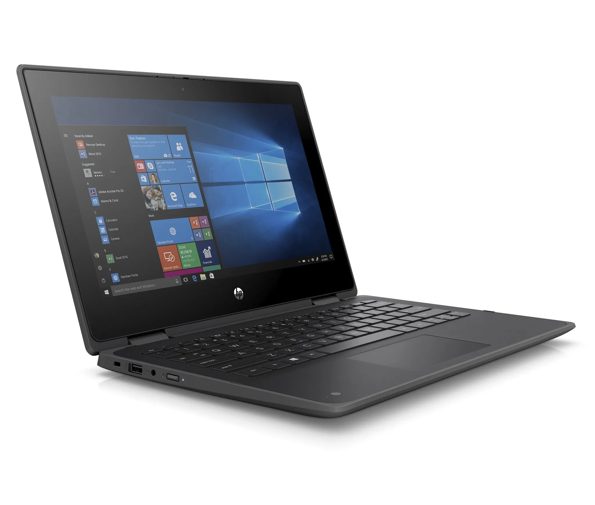 HP ProBook x360 11 G5 11.6" 2-in-1 Laptop - Intel Celeron N4120, 4GB RAM, 128GB SSD, Touchscreen, Windows 10 Pro, Grey