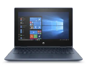HP ProBook x360 11 G5 EE 11.6" 2-in-1 Laptop - Intel Celeron N4020, 4GB RAM, 128GB SSD, Touchscreen, Windows 10 Pro, Blue