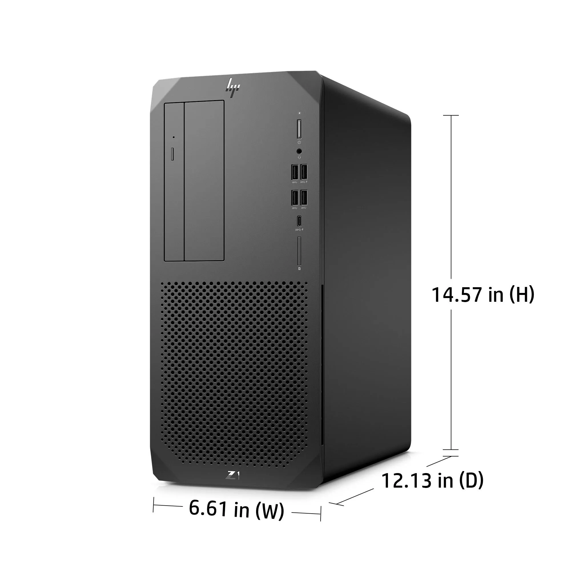 HP Z1 G8 Intel Core i7 i7-11700 16 GB DDR4-SDRAM 512 GB SSD Windows 10 Pro Tower Workstation Black