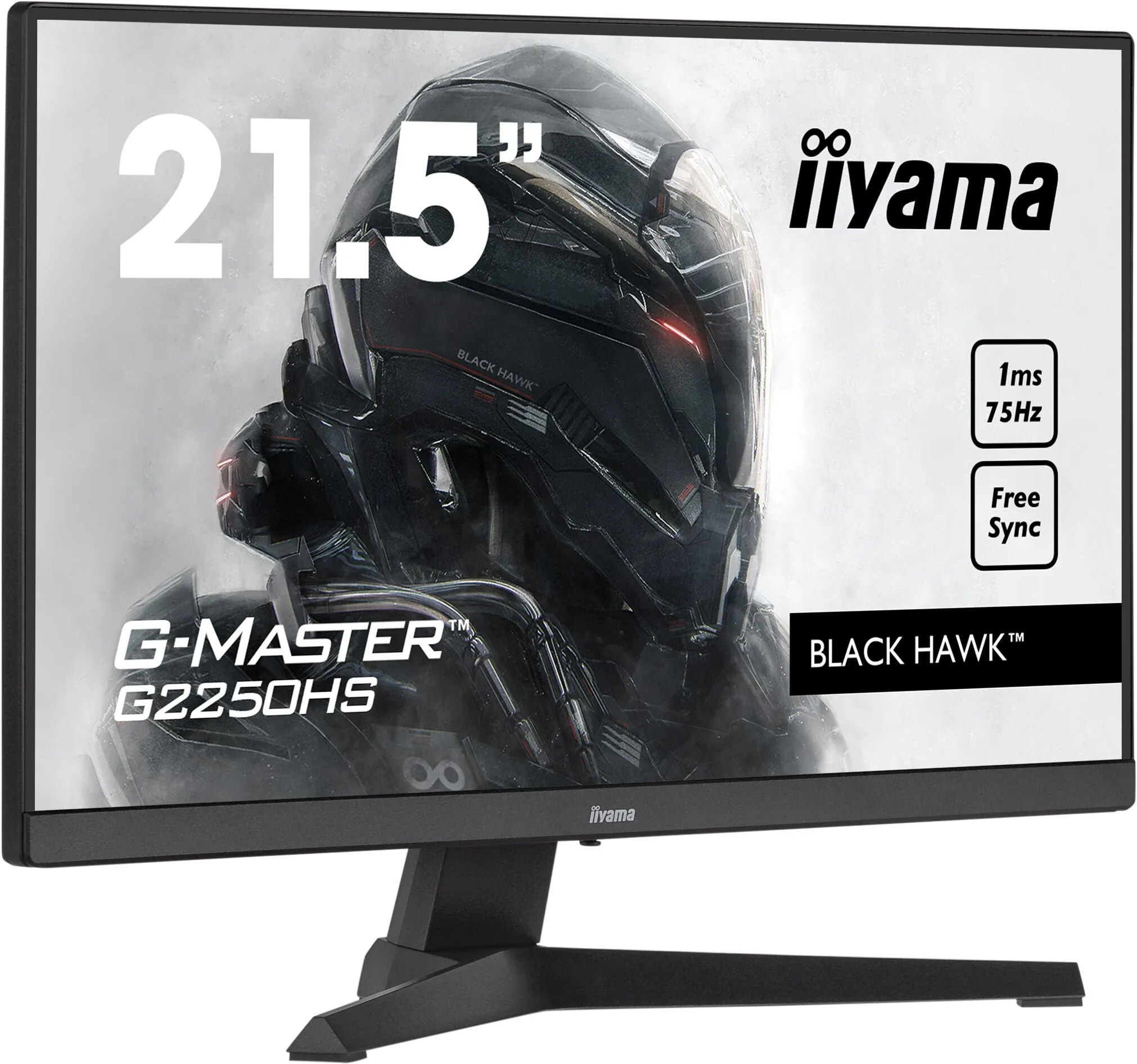 iiyama G-MASTER G2250HS-B1 21.5" Full HD Gaming Monitor - 75Hz, 1ms, VA, AMD FreeSync, Speakers, Black