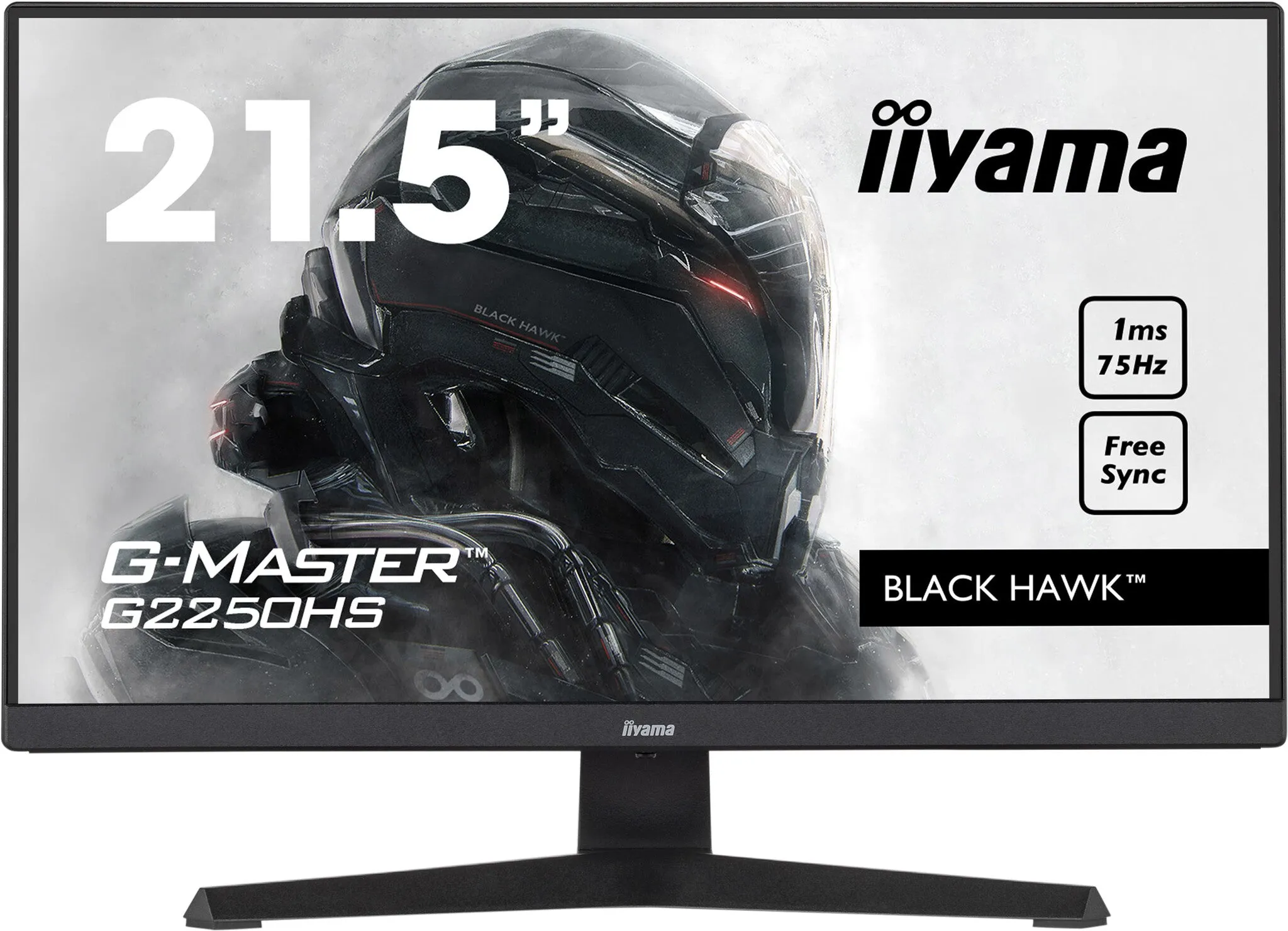 iiyama G-MASTER G2250HS-B1 21.5" Full HD Gaming Monitor - 75Hz, 1ms, VA, AMD FreeSync, Speakers, Black