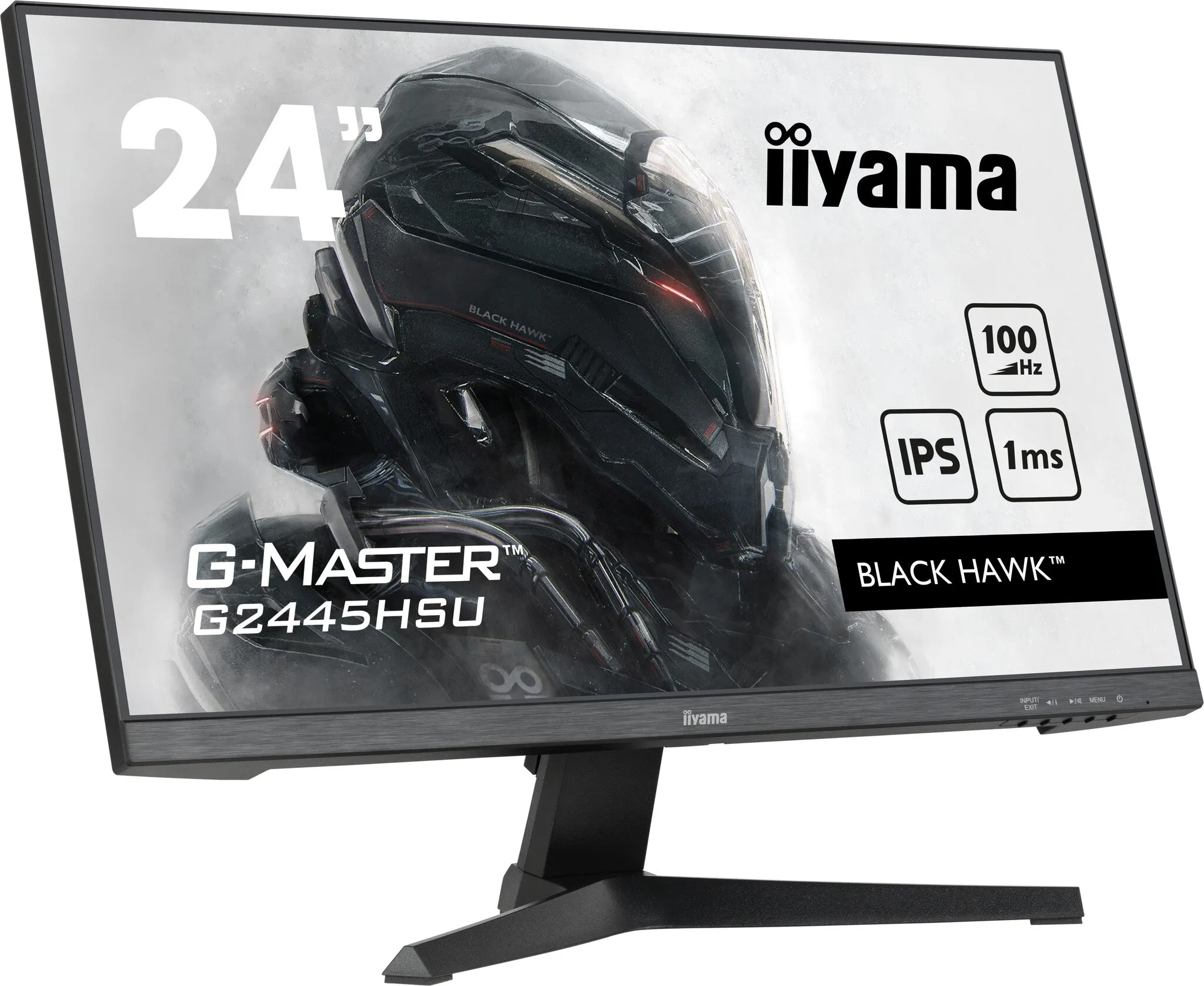 iiyama G-MASTER G2445HSU-B1 24" Full HD Gaming Monitor - 100Hz, 1ms, IPS, AMD FreeSync, Speakers, Black