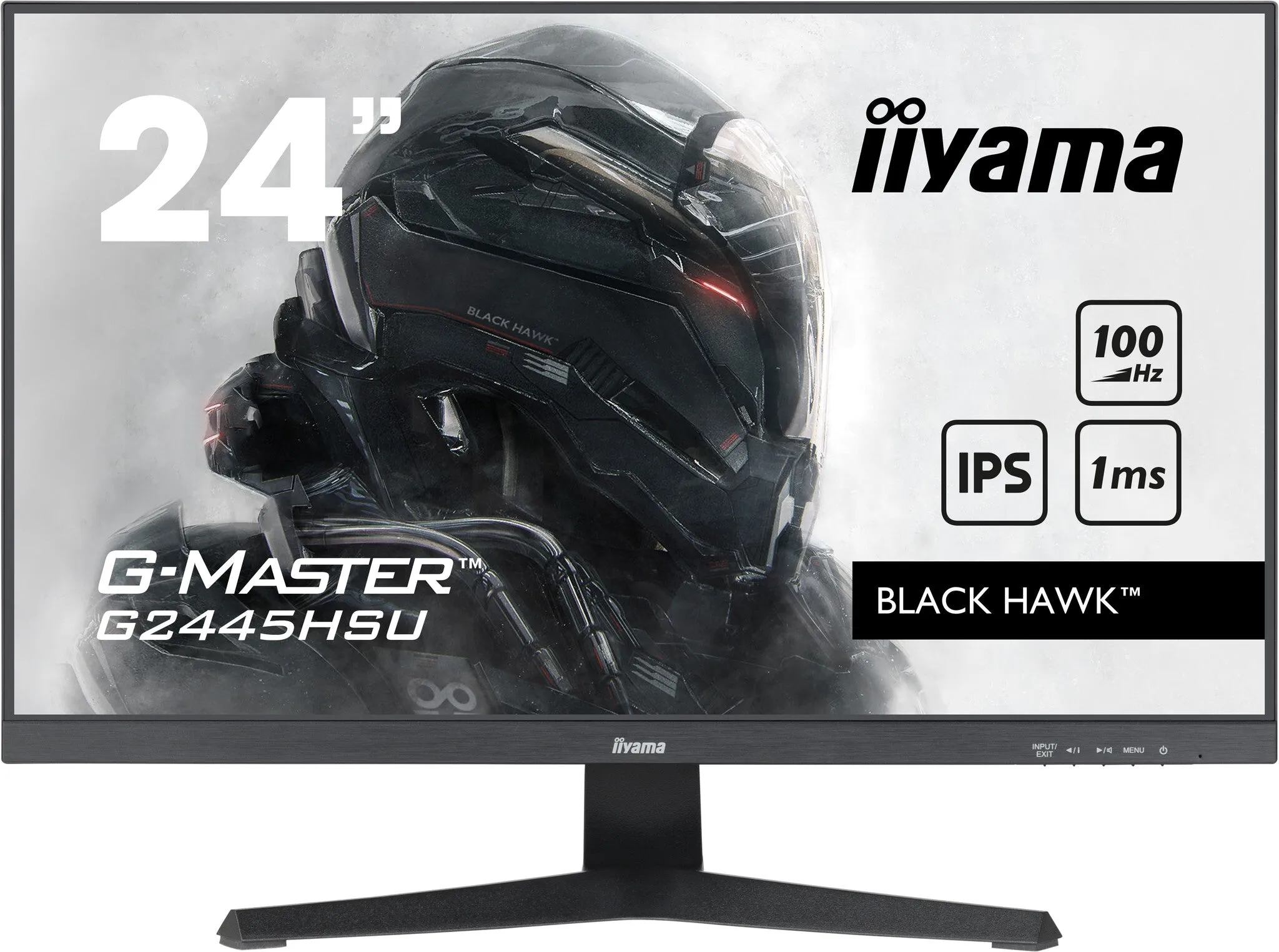 iiyama G-MASTER G2445HSU-B1 24" Full HD Gaming Monitor - 100Hz, 1ms, IPS, AMD FreeSync, Speakers, Black