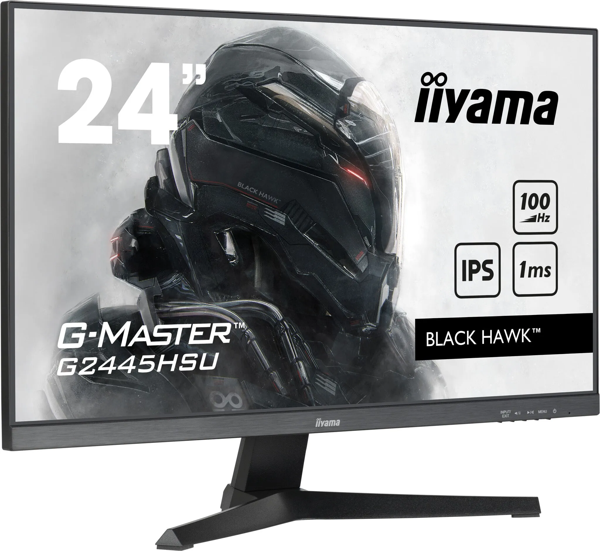 iiyama G-MASTER G2445HSU-B1 24" Full HD Gaming Monitor - 100Hz, 1ms, IPS, AMD FreeSync, Speakers, Black