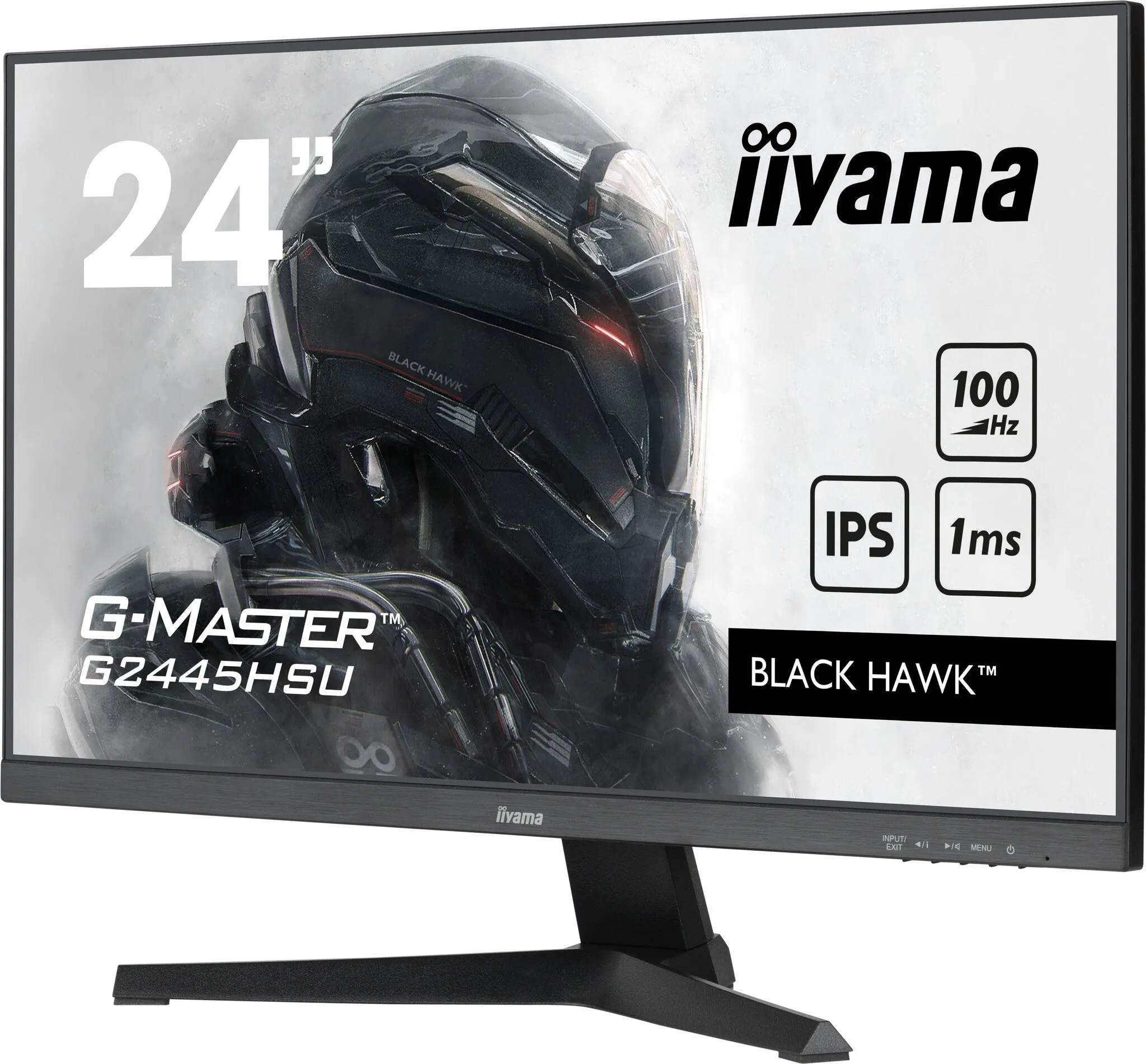 iiyama G-MASTER G2445HSU-B1 24" Full HD Gaming Monitor - 100Hz, 1ms, IPS, AMD FreeSync, Speakers, Black