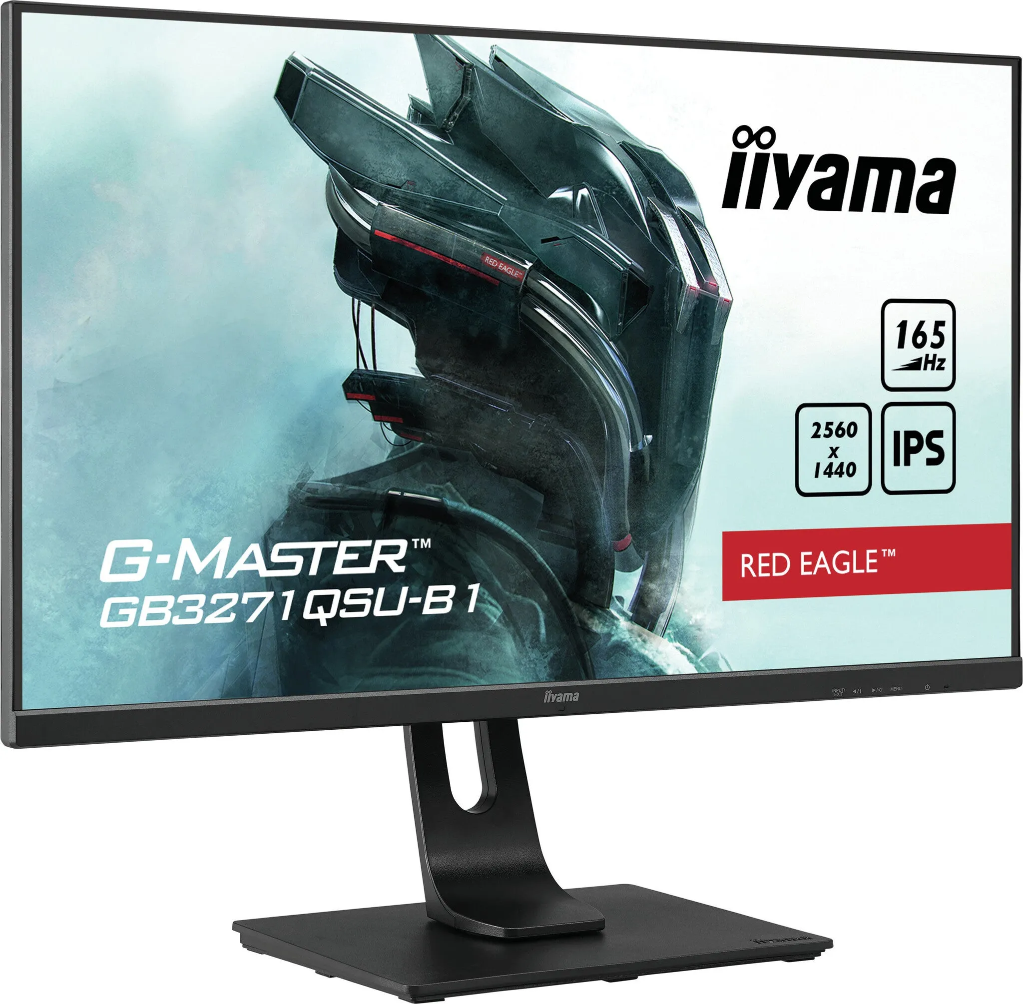 iiyama G-MASTER GB3271QSU-B1 31.5" Wide Quad HD Gaming Monitor - 165Hz, 1ms, IPS, AMD FreeSync Premium, Height Adjustable, Speakers, Black