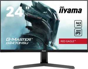 iiyama G-MASTER Red Eagle G2470HSU-B1 23.8" Full HD Gaming Monitor - 165Hz, 0.8ms, IPS, AMD FreeSync Premium, Speakers, Black