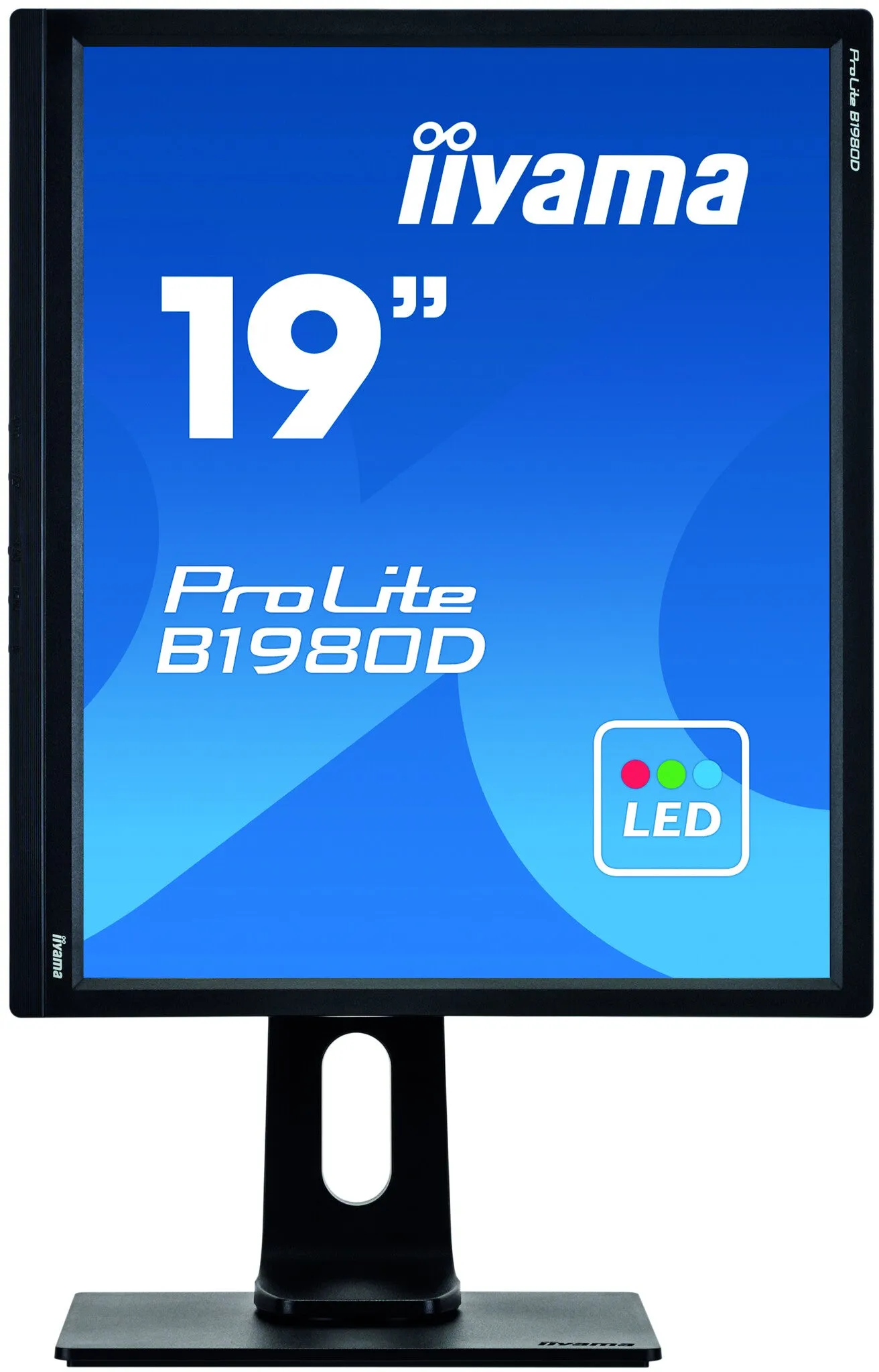 iiyama ProLite B1980D-B1 19" SXGA Monitor - 60Hz, 5ms, TN, Height Adjustable, Speakers, Black