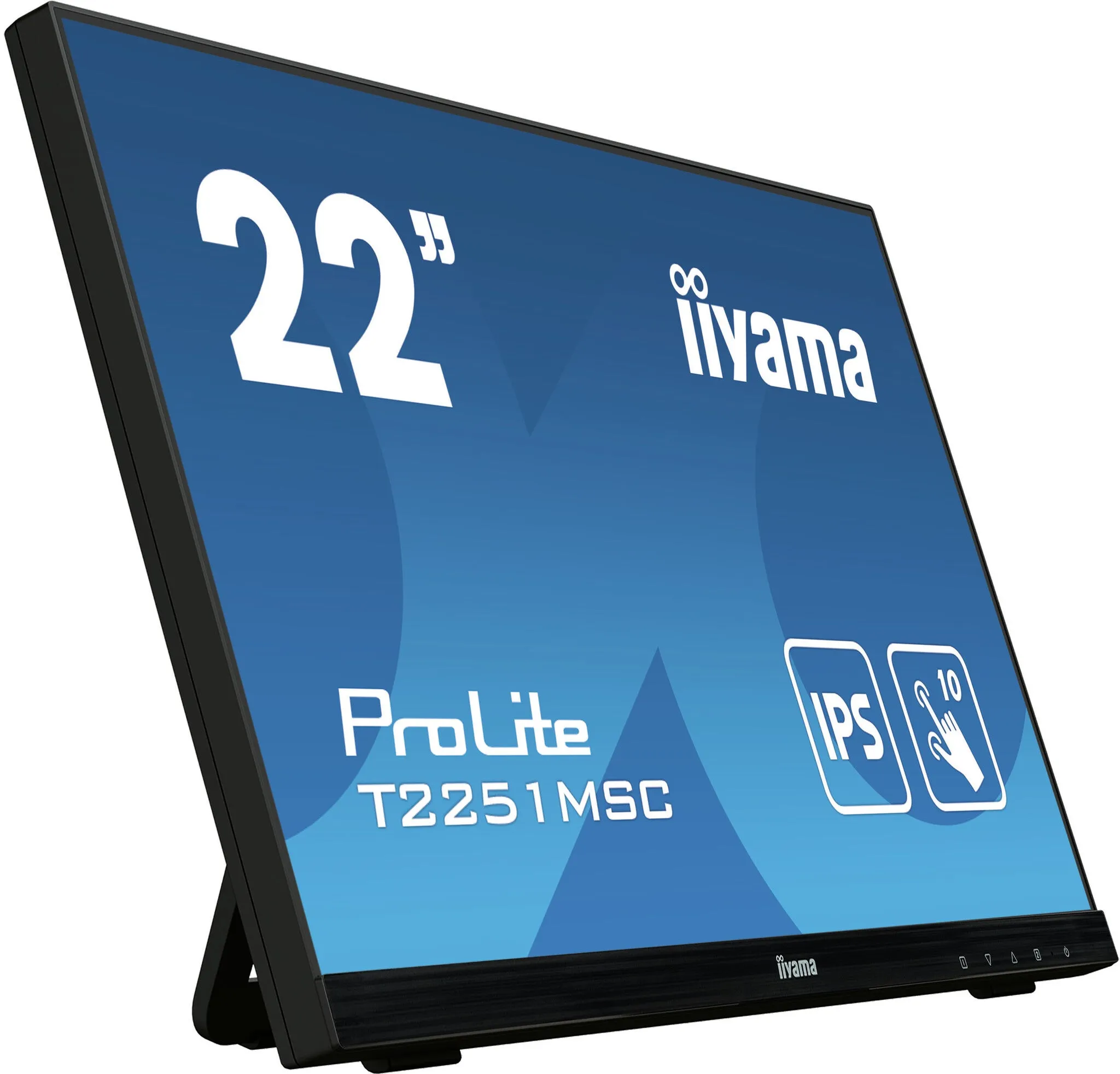 iiyama ProLite T2251MSC-B1 21.5" Full HD Monitor - 60Hz, 7ms, IPS, Speakers, Black