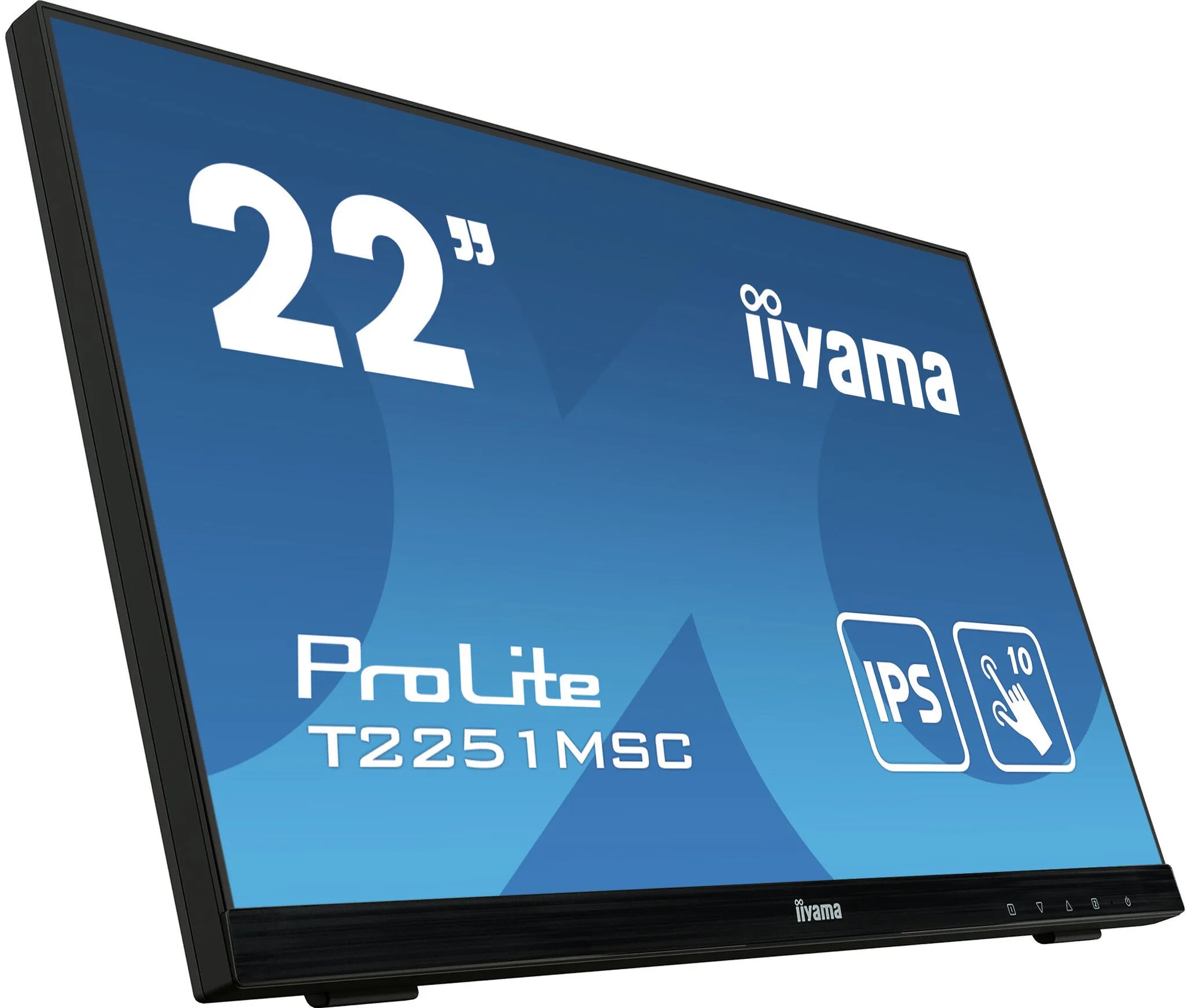 iiyama ProLite T2251MSC-B1 21.5" Full HD Monitor - 60Hz, 7ms, IPS, Speakers, Black