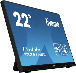 iiyama ProLite T2251MSC-B1 21.5" Full HD Monitor - 60Hz, 7ms, IPS, Speakers, Black