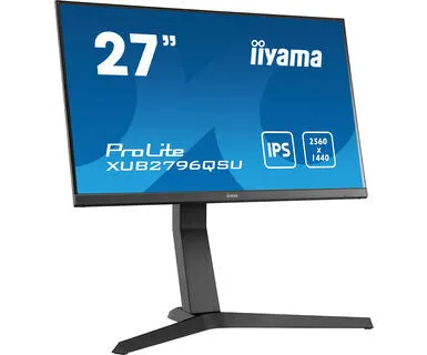 iiyama ProLite XUB2796QSU-B1 27" 2K Ultra HD Gaming Monitor - 1ms, IPS, Height Adjustable, Speakers, Black