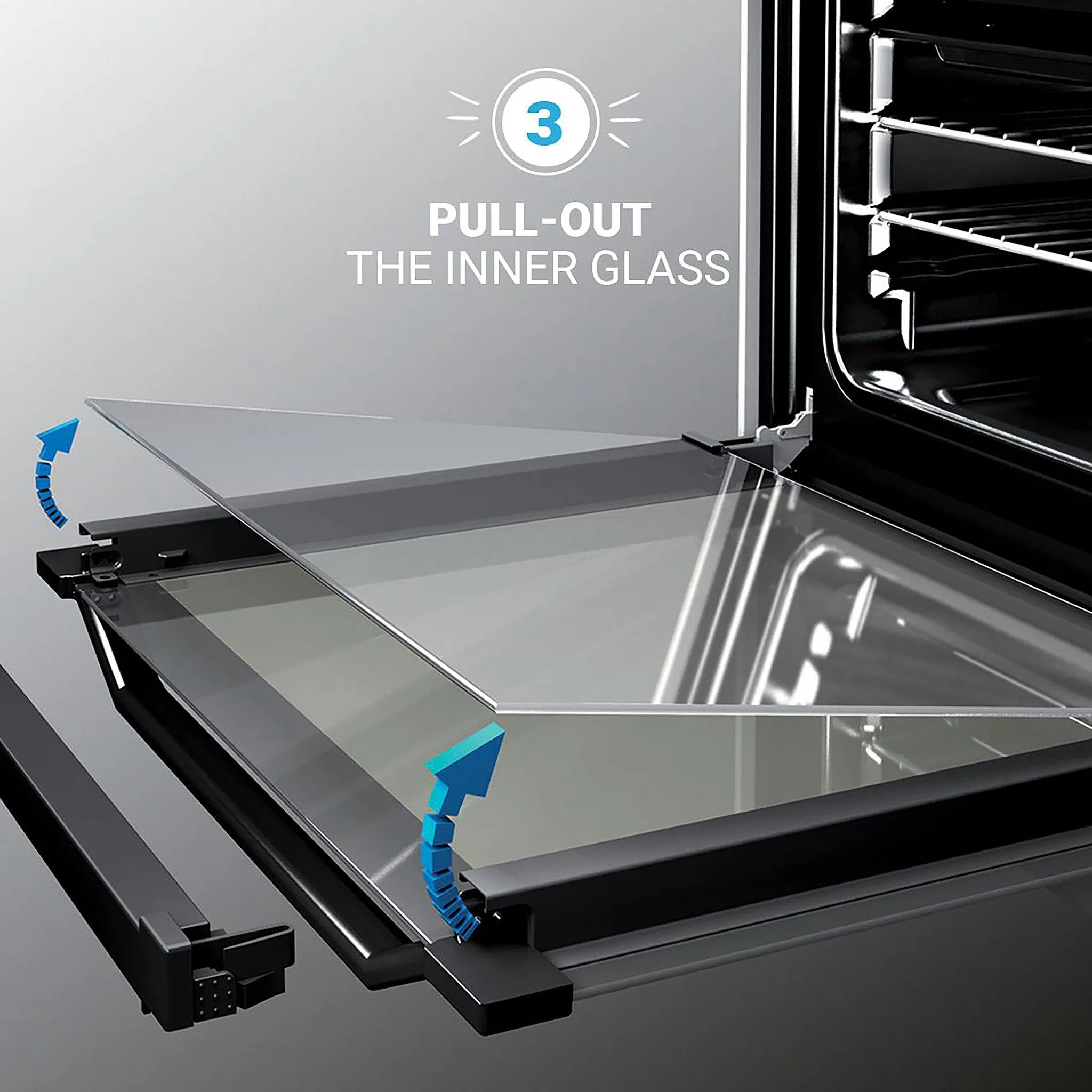 Indesit ID67G0MCX/UK Freestanding Gas Cooker - Silver