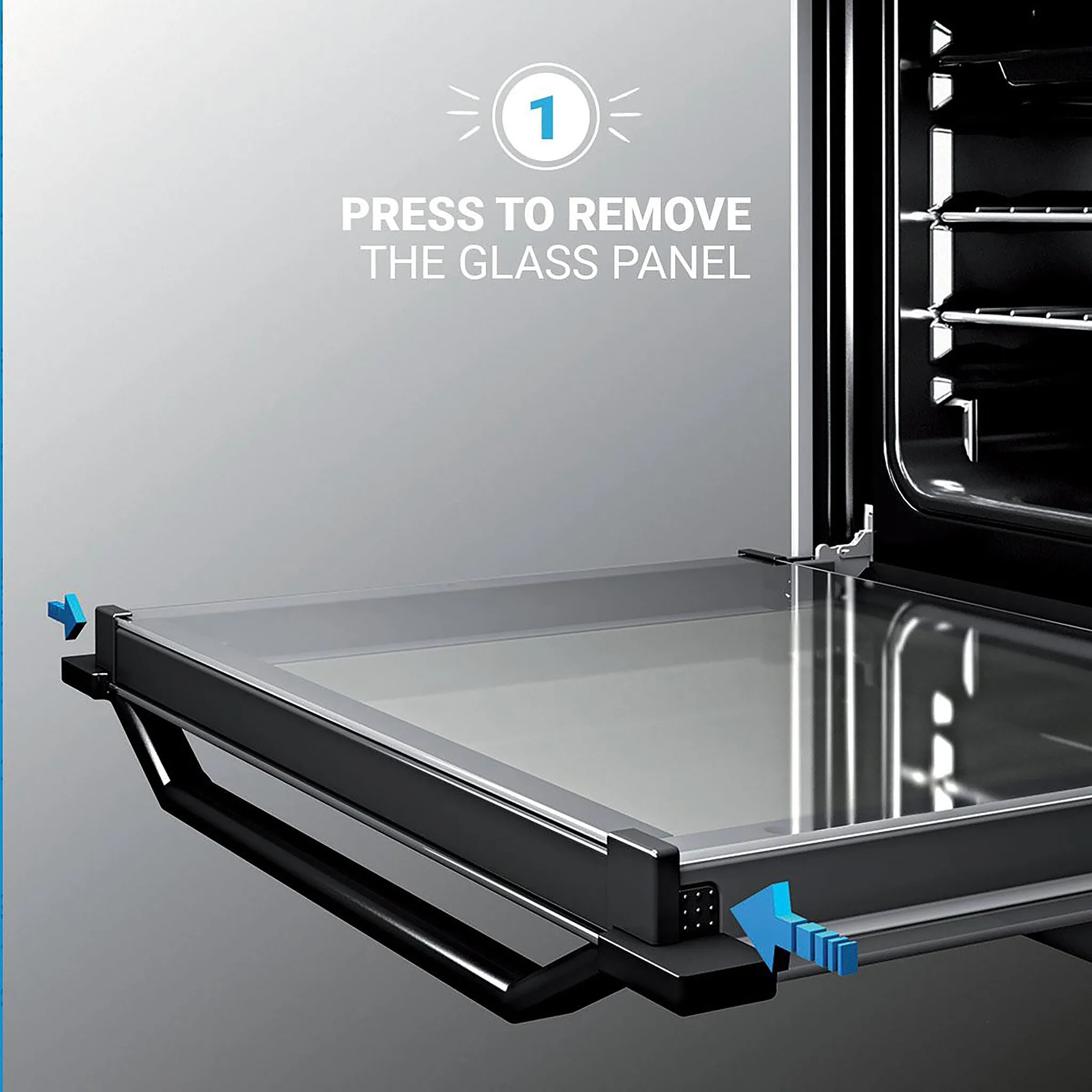 Indesit ID67G0MCX/UK Freestanding Gas Cooker - Silver