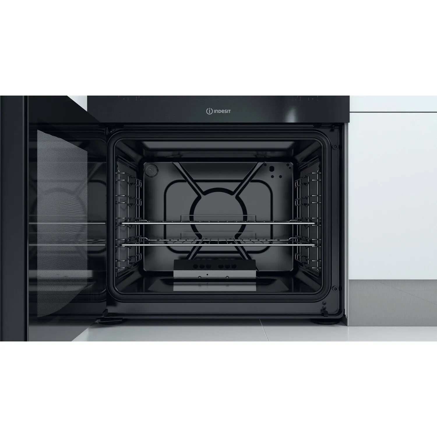 Indesit ID67G0MCX/UK Freestanding Gas Cooker - Silver