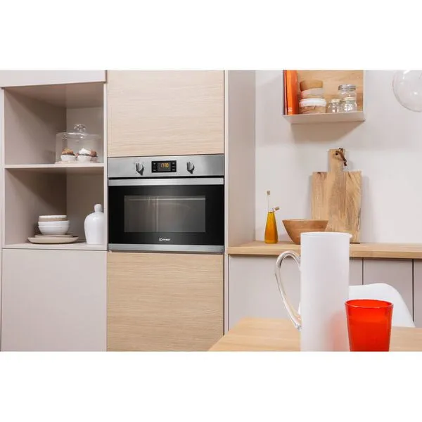 Indesit MWI 3443 IX UK Built-in 40L Combination Microwave - 900W, Stainless Steel
