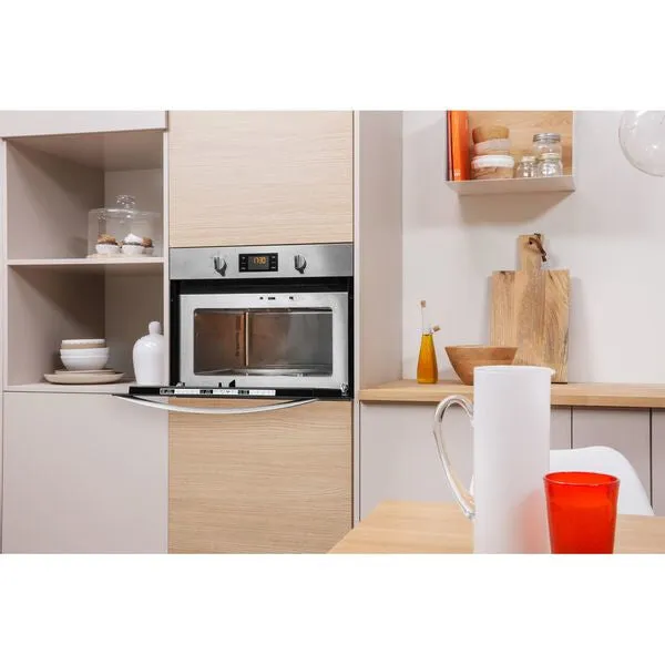 Indesit MWI 3443 IX UK Built-in 40L Combination Microwave - 900W, Stainless Steel