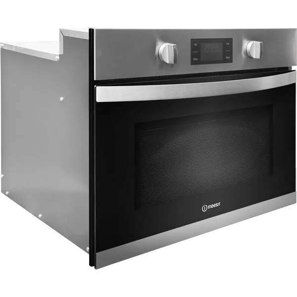 Indesit MWI 3443 IX UK Built-in 40L Combination Microwave - 900W, Stainless Steel