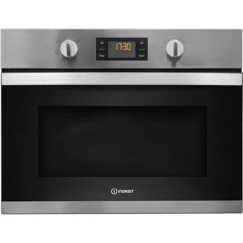 Indesit MWI 3443 IX UK Built-in 40L Combination Microwave - 900W, Stainless Steel