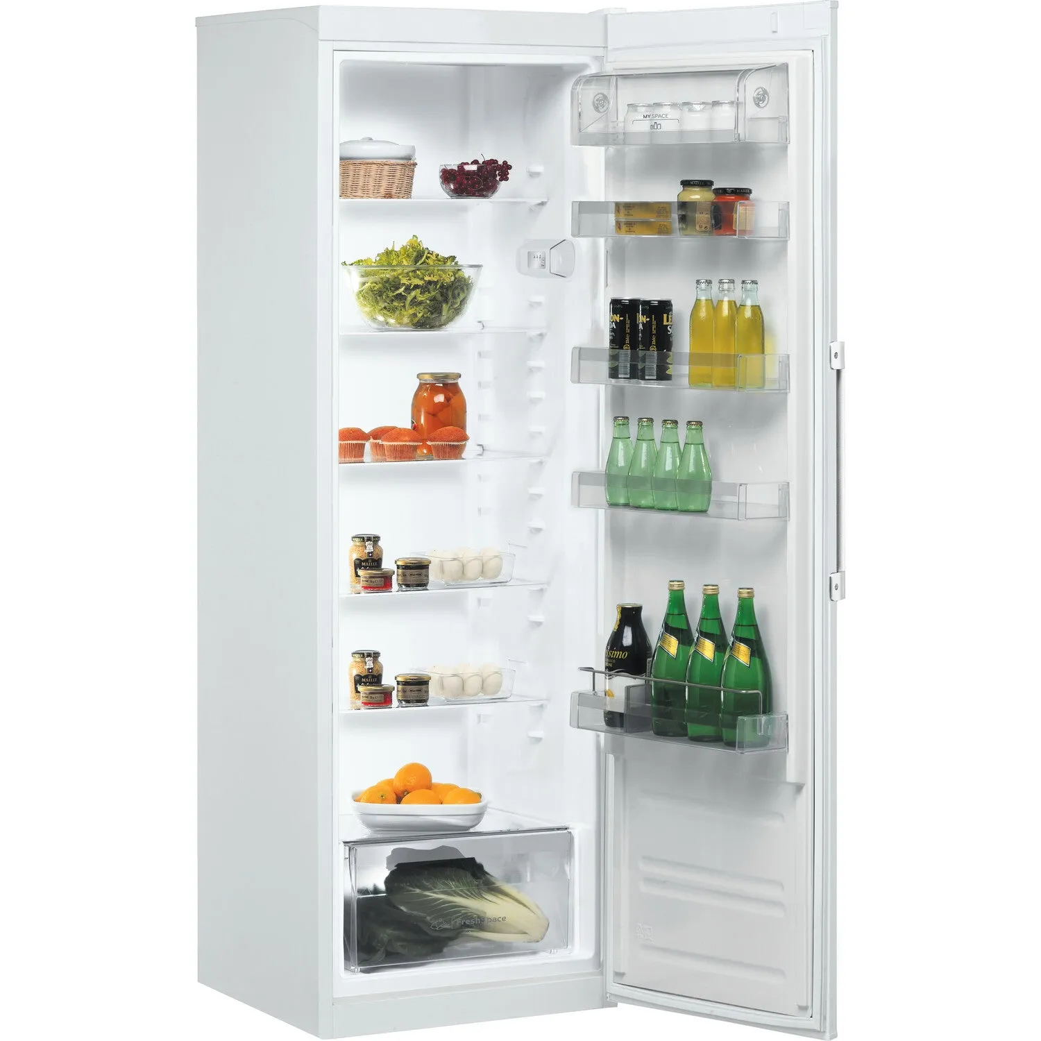 Indesit SI8 2Q WD UK Freestanding 368L Fridge - White, E Rated