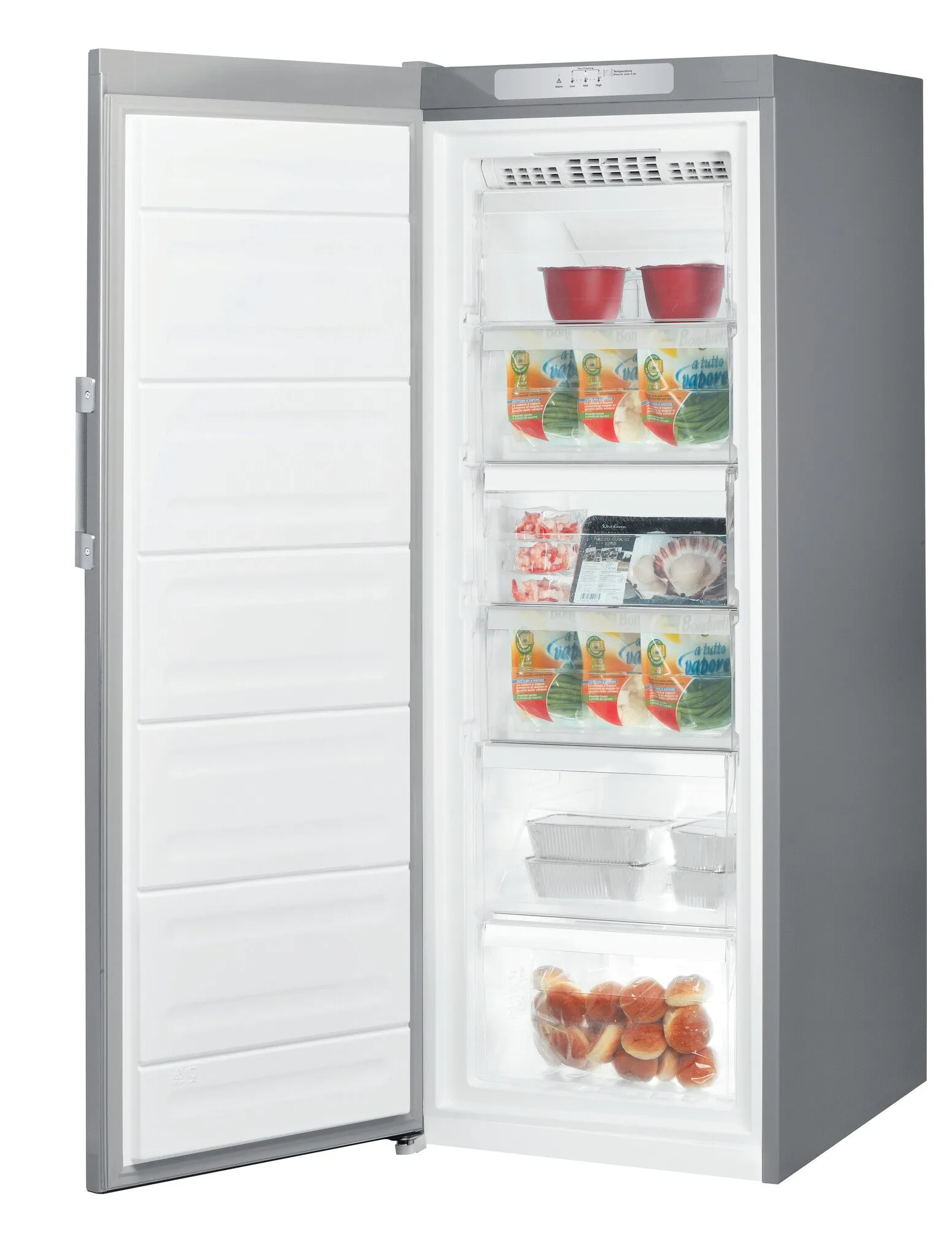 Indesit UI6 F2T S UK Freestanding 228L Freezer - Silver, E Rated