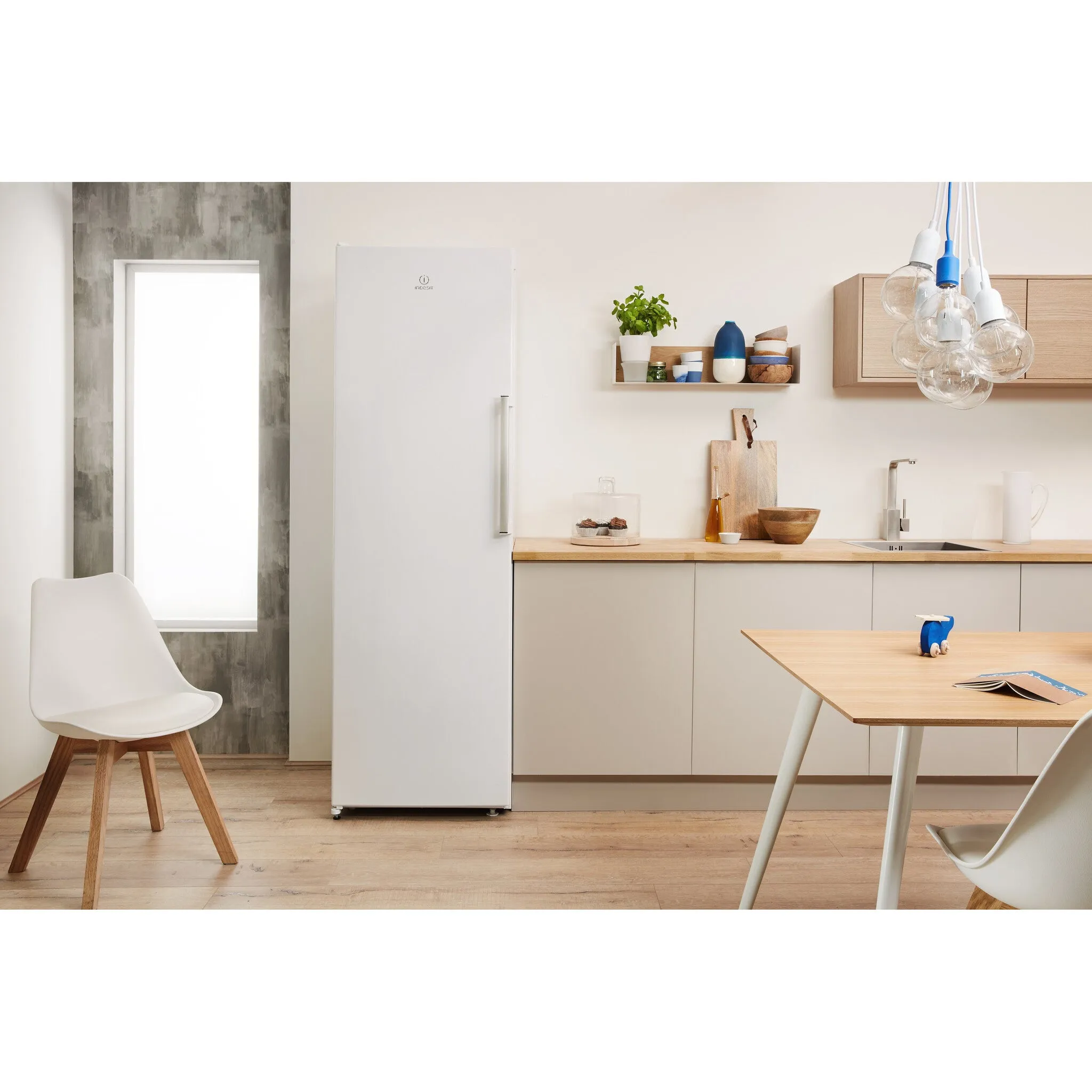 Indesit UI8 F2C W UK Freestanding 263L Freezer - White, E Rated