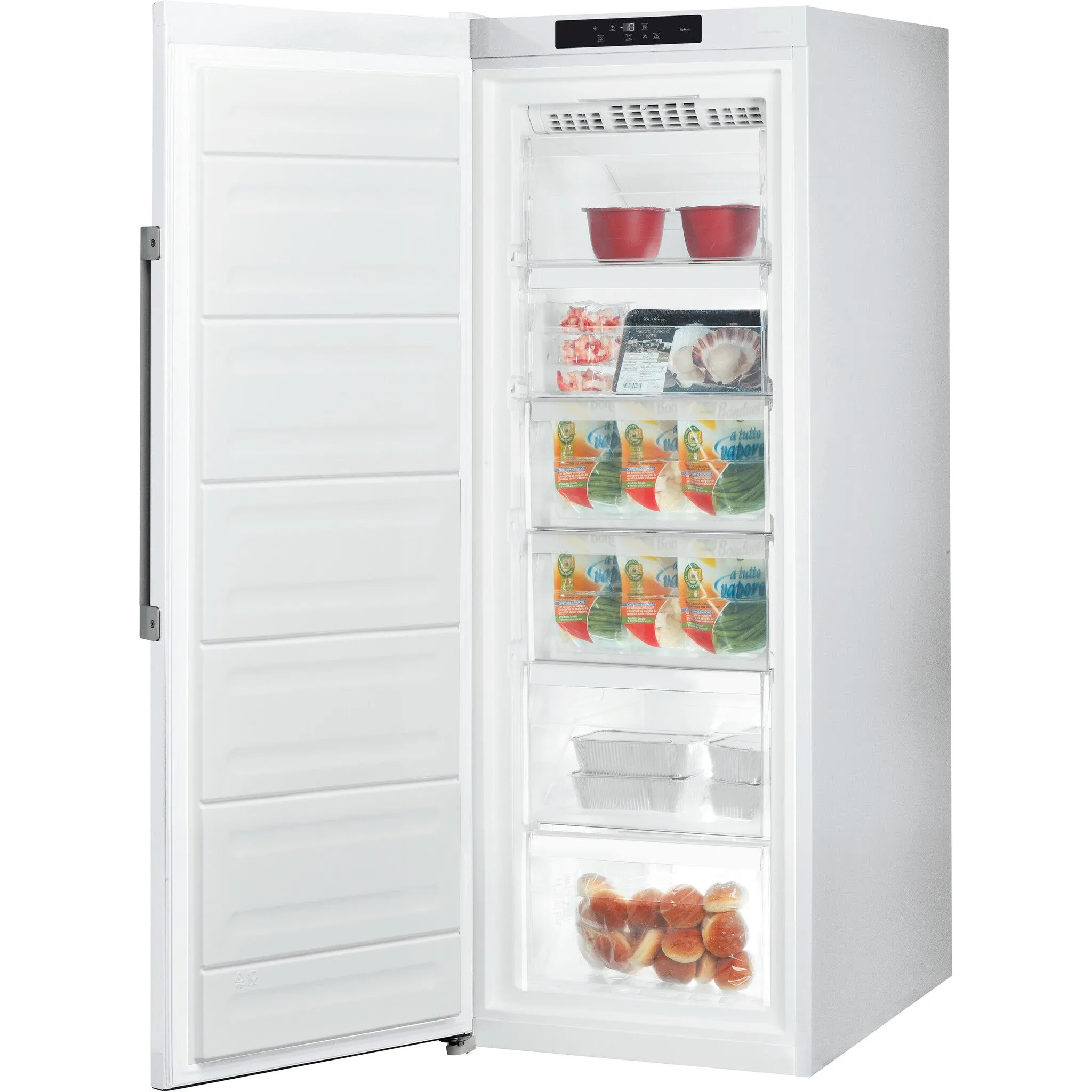 Indesit UI8 F2C W UK Freestanding 263L Freezer - White, E Rated