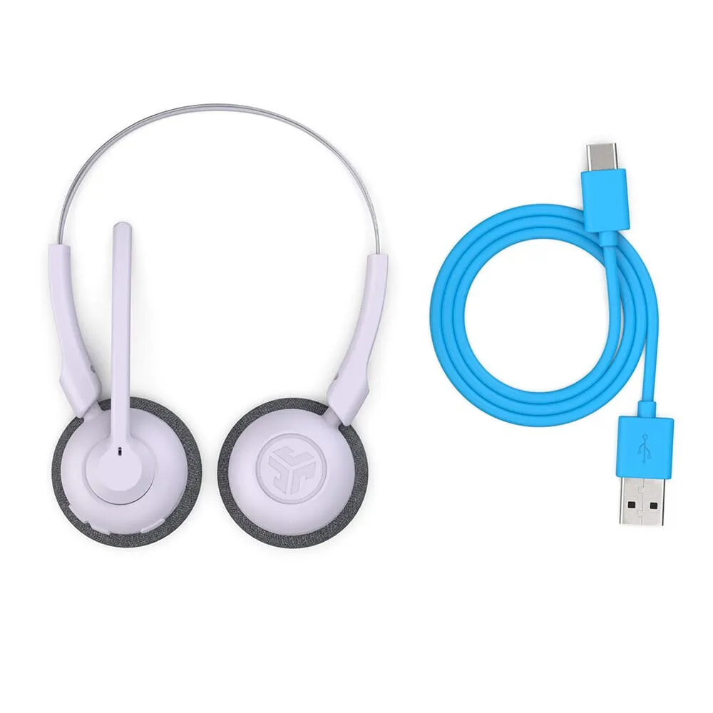 JLab GO Work Pop Headset Wireless Head-band Calls/Music Bluetooth Lilac