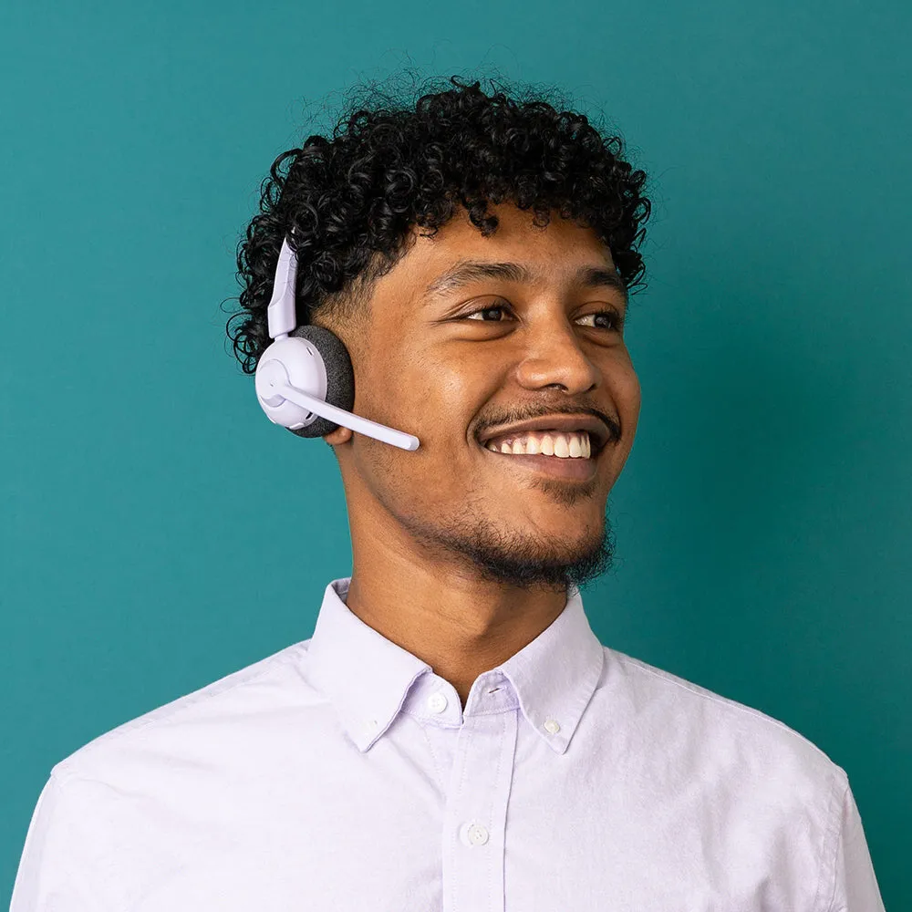 JLab GO Work Pop Headset Wireless Head-band Calls/Music Bluetooth Lilac