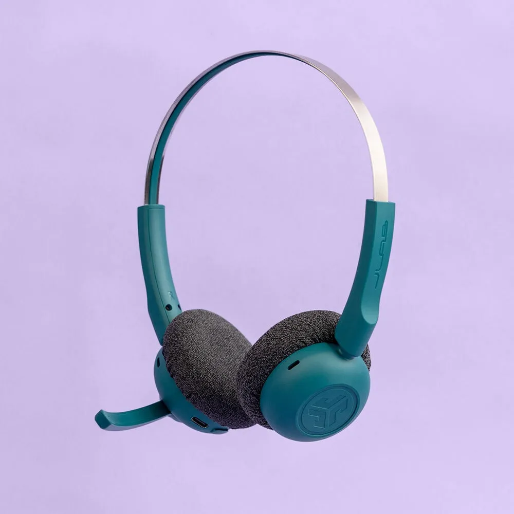 JLab GO Work Pop Headset Wireless Head-band Calls/Music Bluetooth Teal