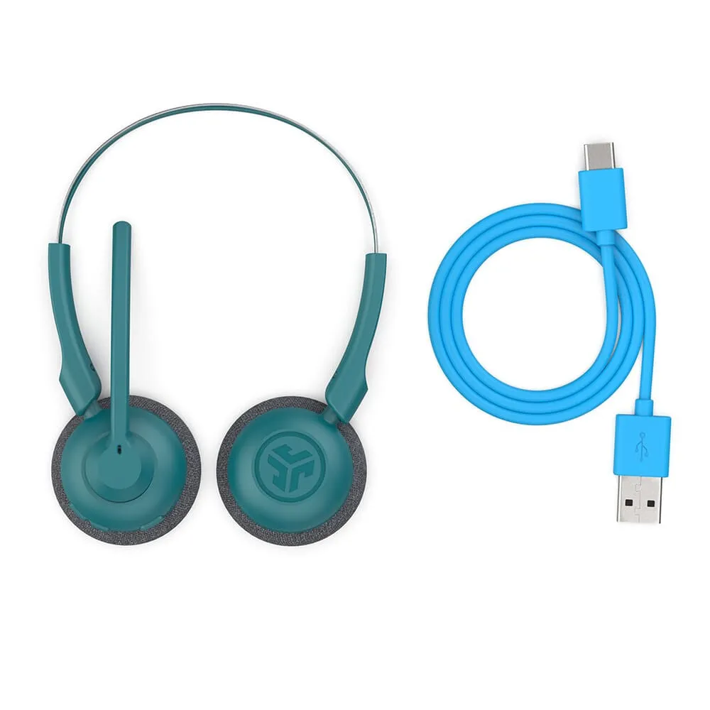 JLab GO Work Pop Headset Wireless Head-band Calls/Music Bluetooth Teal