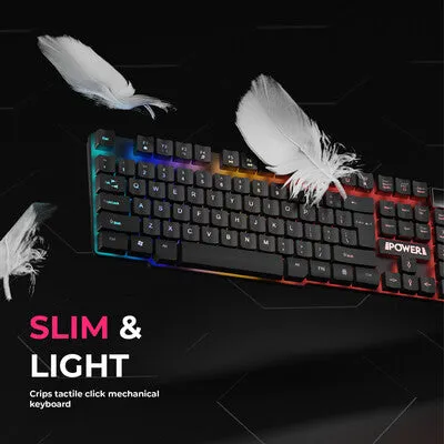 Juice PWR-GAM-BUNDLE-JAXTER keyboard Mouse included Gaming USB QWERTY English Black