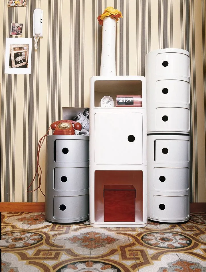Kartell Componibili Square Container 2 Element, High