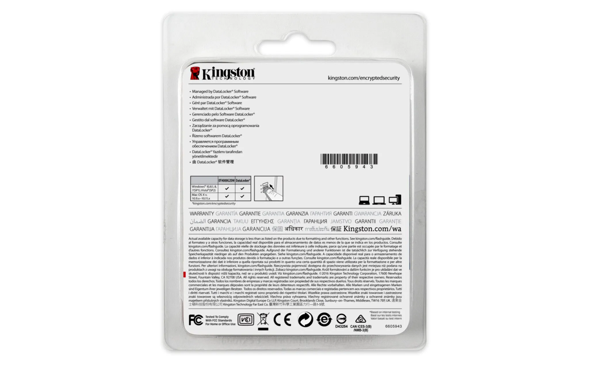 Kingston Technology DataTraveler 4000G2 with Management 32GB USB flash drive USB Type-A 3.2 Gen 1 (3.1 Gen 1) Black