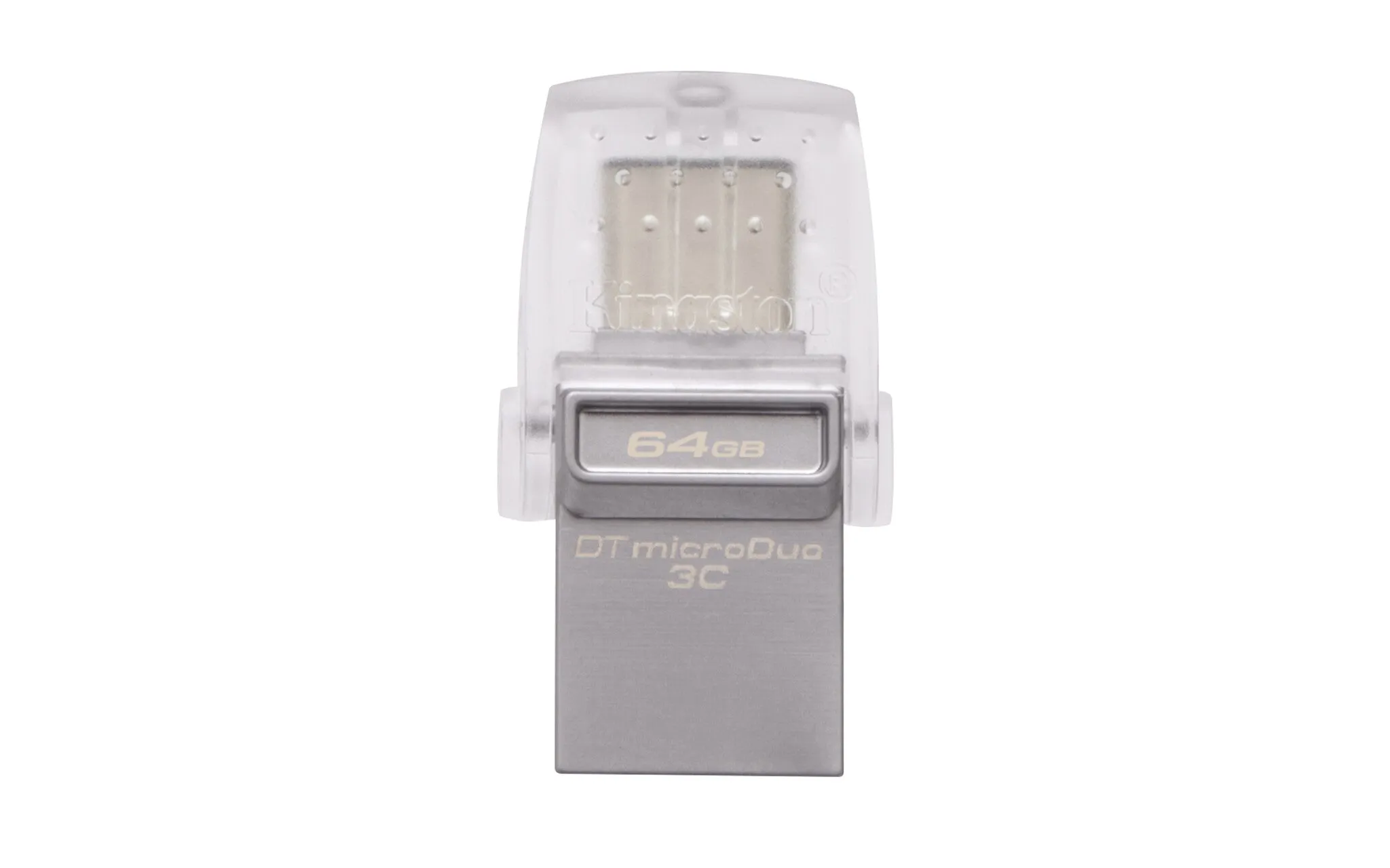 Kingston Technology DataTraveler microDuo 3C 64GB USB flash drive USB Type-A / USB Type-C 3.2 Gen 1 (3.1 Gen 1) Black