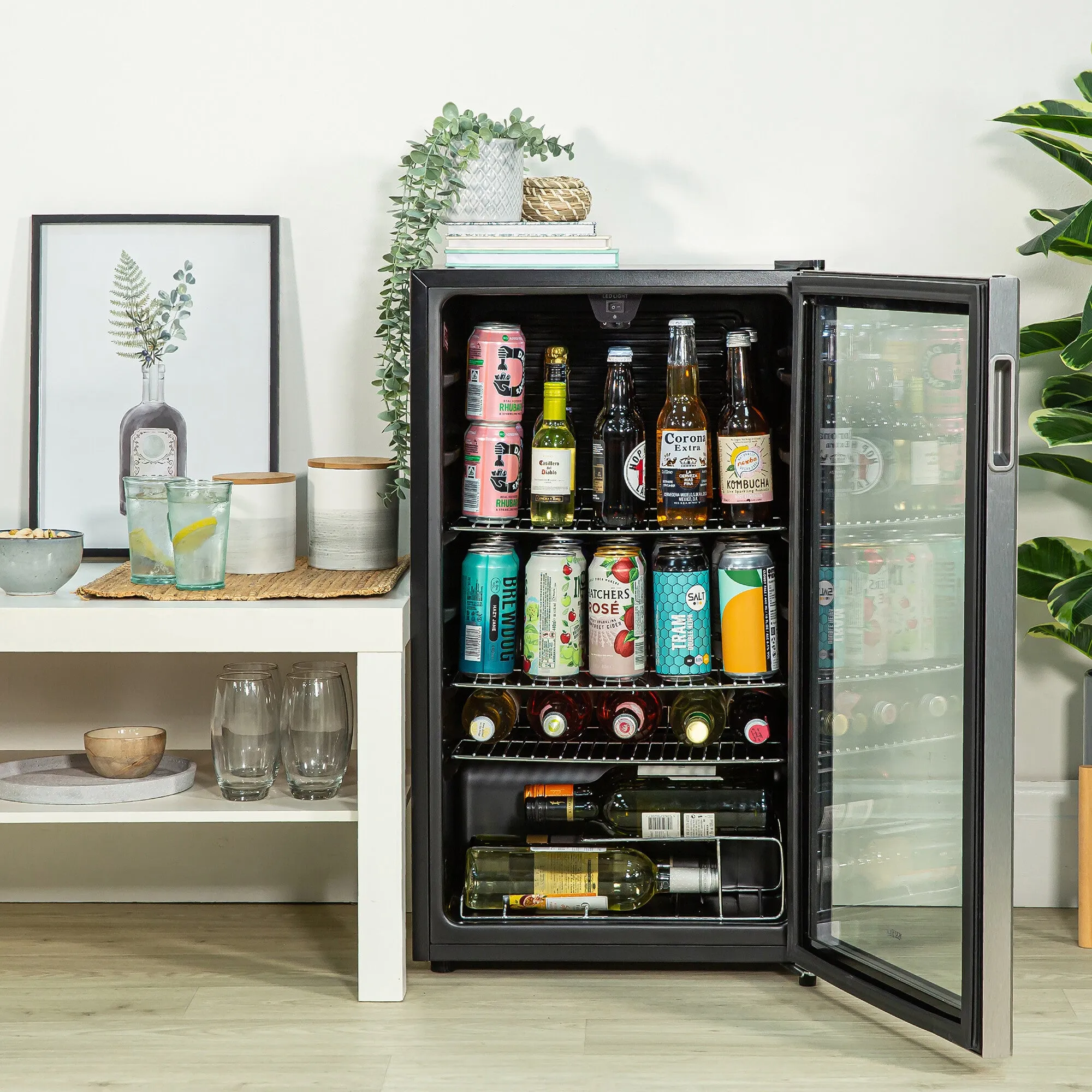 Kuhla K48BC101SS wine cooler Compressor wine cooler Freestanding Stainless steel