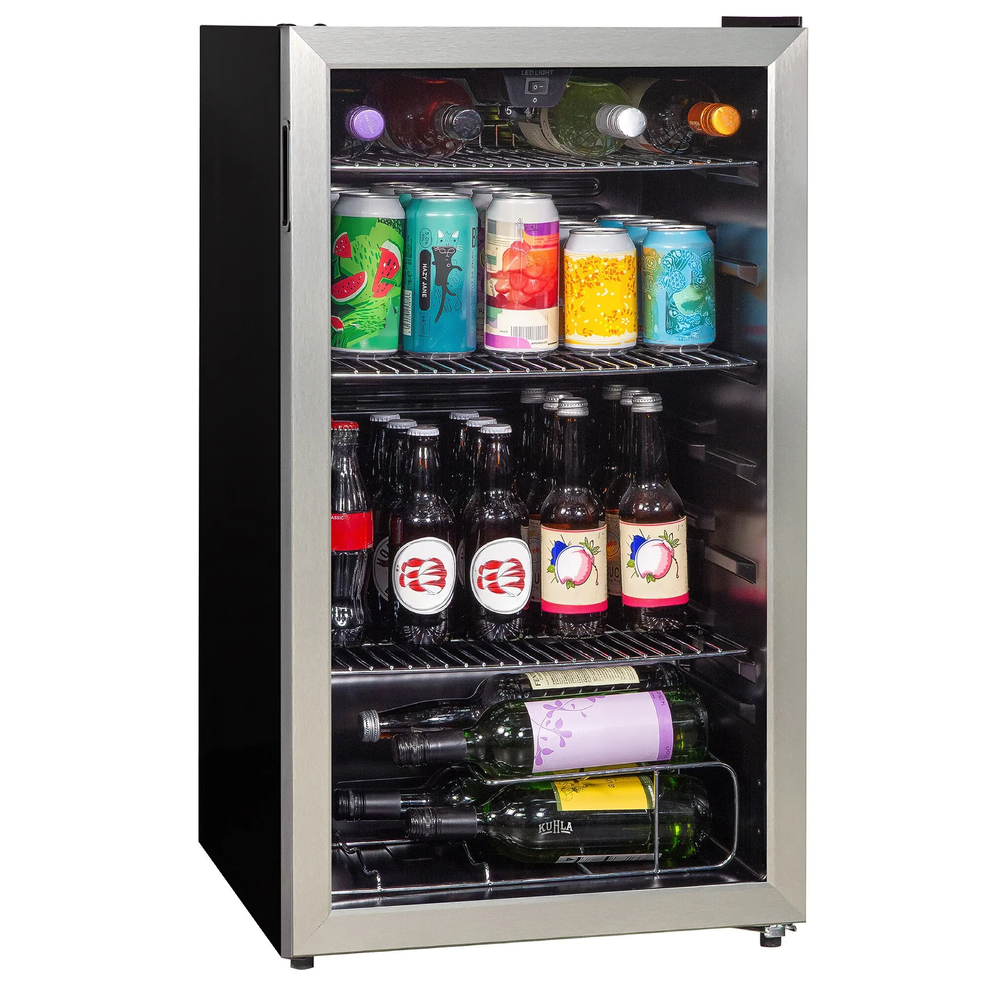 Kuhla K48BC101SS wine cooler Compressor wine cooler Freestanding Stainless steel