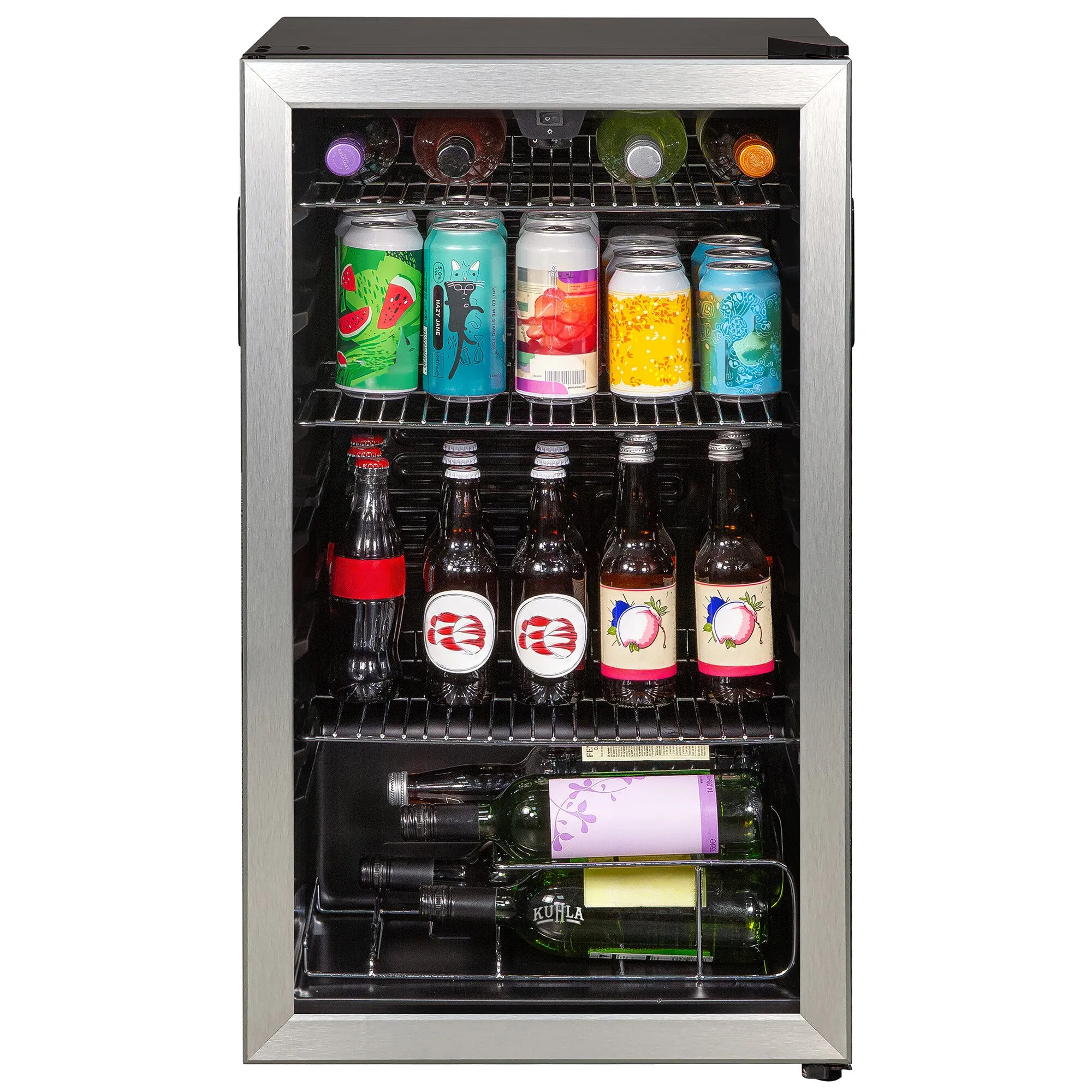 Kuhla K48BC101SS wine cooler Compressor wine cooler Freestanding Stainless steel