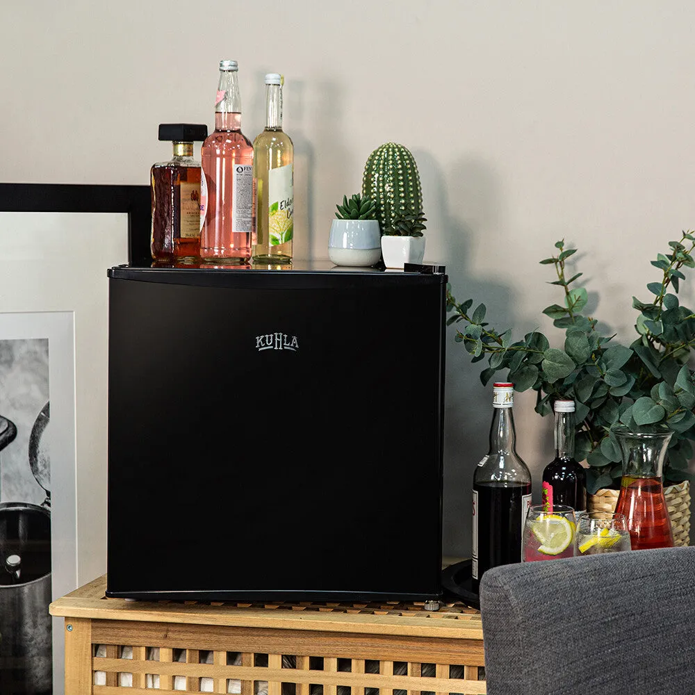 Kuhla KTTF0E4B 43L Table Top Mini Fridge, Black