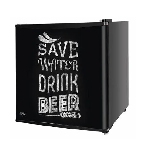 Kuhla KTTF4BGB-1003 fridge Freestanding 43 L Black, White