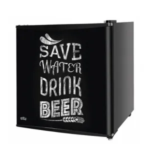 Kuhla KTTF4BGB-1003 fridge Freestanding 43 L Black, White