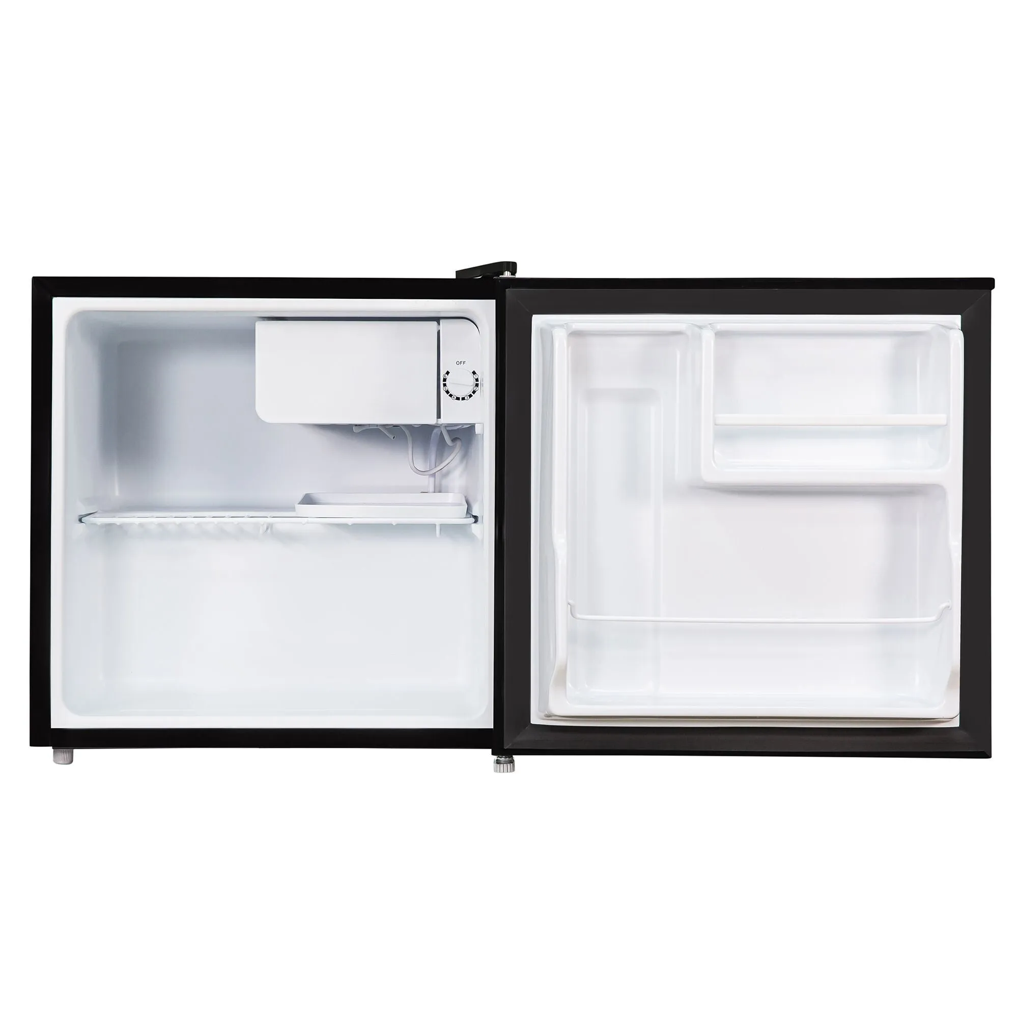 Kuhla KTTF4BGB-1023 fridge Freestanding 43 L F Black, Multicolour