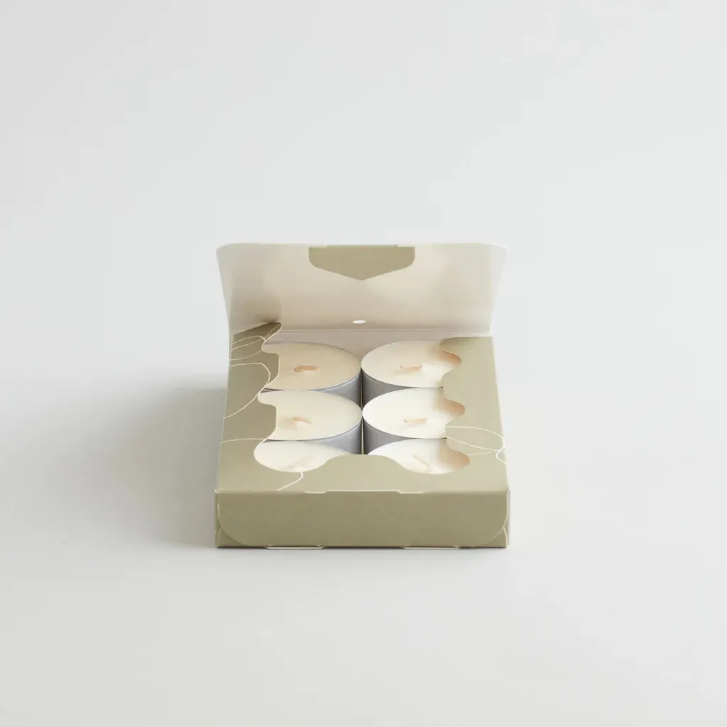 Lamorna Maxi Tealights - Bergamot & Nettle