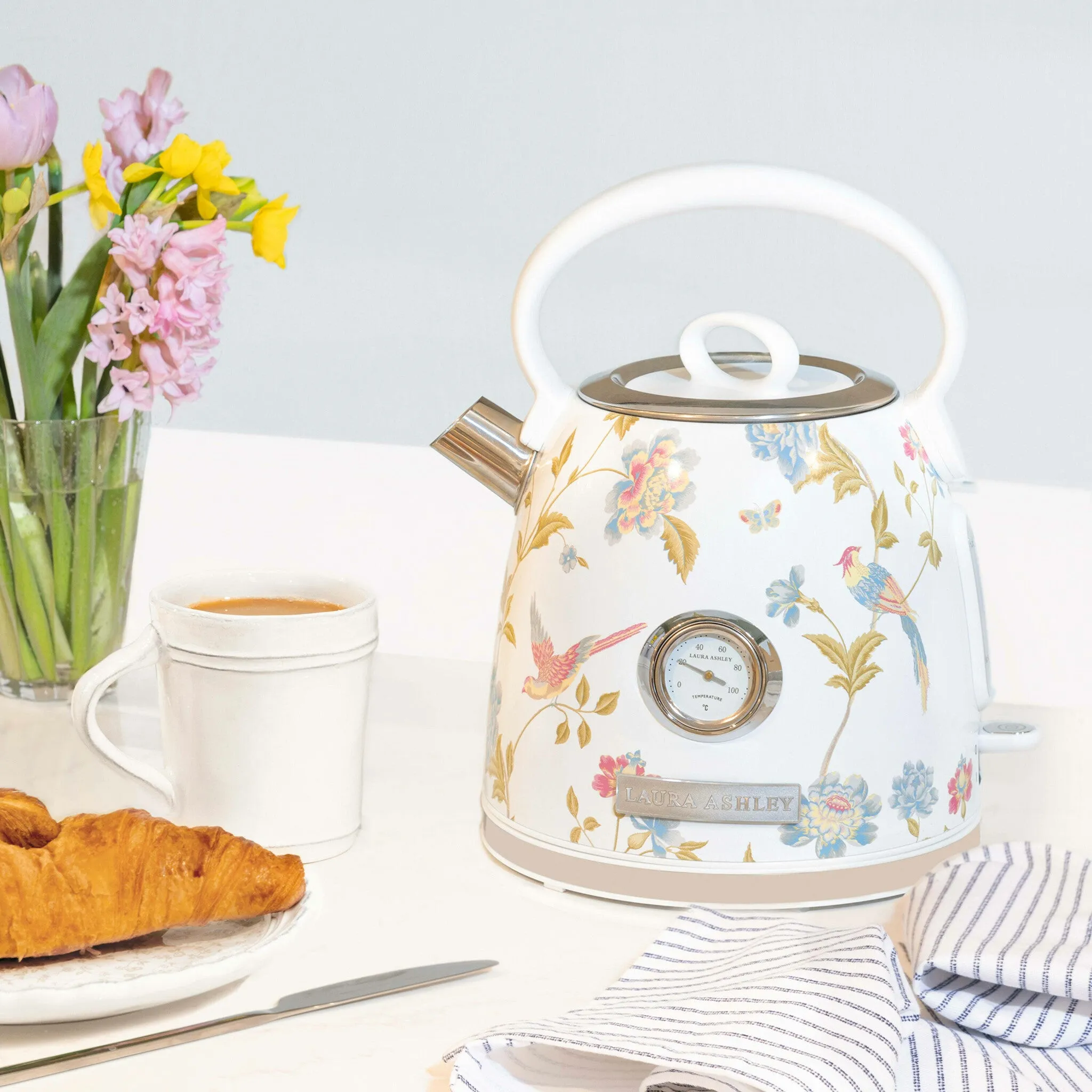Laura Ashley 1.7L Kettle Elvedon White