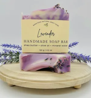 Lavender Artisan Soap - Saratoga Natural Body Care- 4 oz bar
